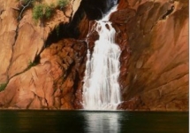'Gash' - Wangi wangi falls, N.T.   198 x 106cm
