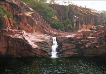 Kakadu Cascade   60 x 90cm