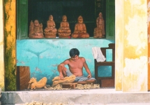 Goldfish andbuddahs- Hoi An   90cm x 60cm