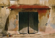 Weathered Wall- Hoi An   38 x 26cm